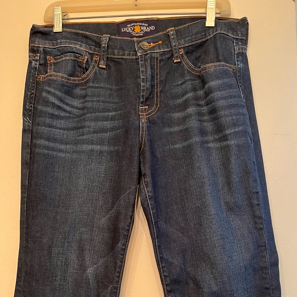 Lucky Brand Ladies Dark Indigo Jeans-Classic Rider -Size 8/29